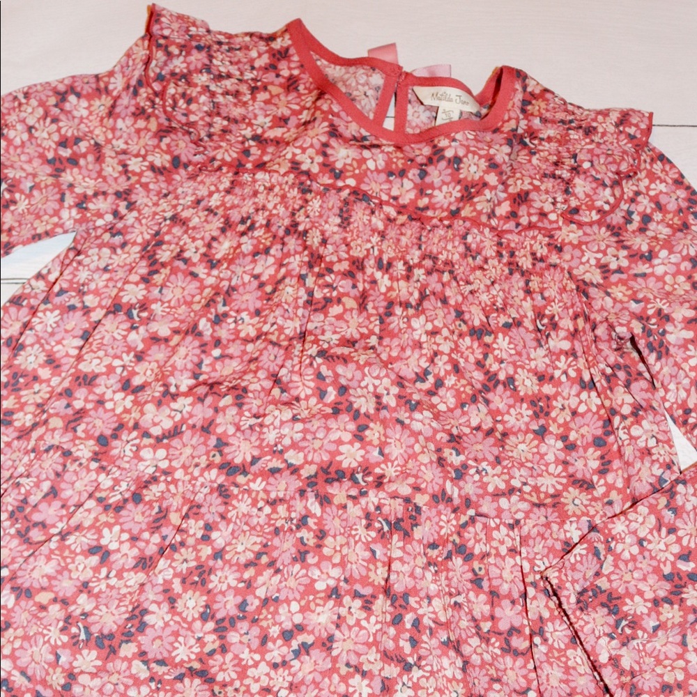 Matilda Jane pink floral long sleeve